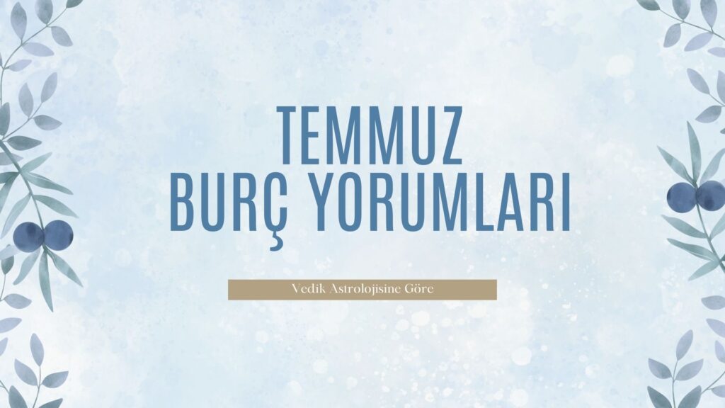 TEMMUZ 2024 VEDİK BURÇ YORUMLARI